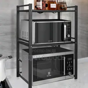 2tier Heavy Duty Telescopic Adjustable Microwave Stand*