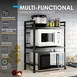 2tier Heavy Duty Telescopic Adjustable Microwave Stand*