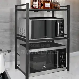 2tier Heavy Duty Telescopic Adjustable Microwave Stand*