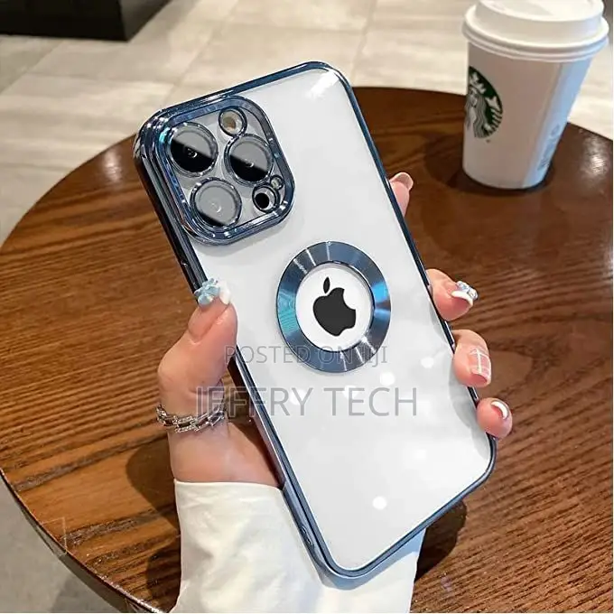 iPhone 12 Pro Case With Camera Lens Protector, Logo View For