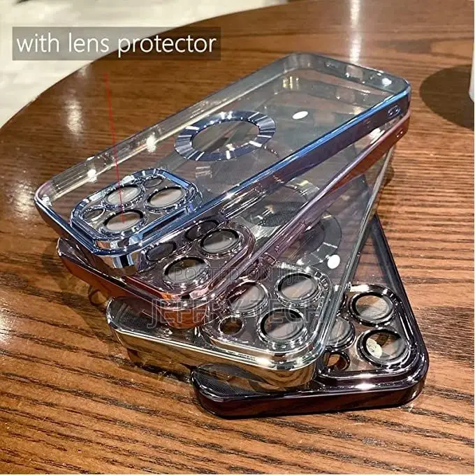 iPhone 13pro Case With Camera Lens Protector, Logo View Mag