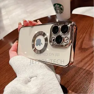 iPhone 14 Pro Max Clear Magsafe Back Cover (14promax Gold