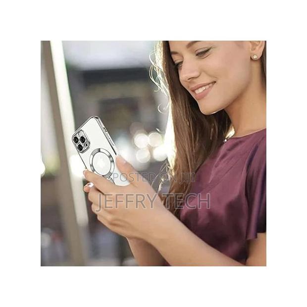 Soft Slim Phone Cases for iPhone 12 Pro Max Clear Magsafe - thumbnail 3