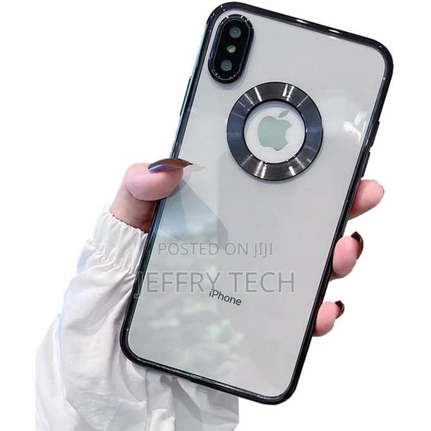 iPhone XS Max Clear Magsafe Thin Back Cover (XS Max,Black)