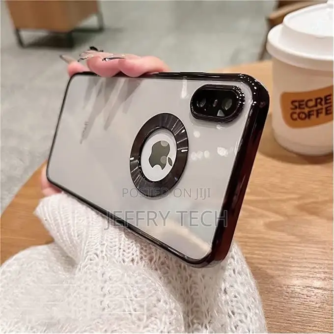 iPhone XS Max Clear Magsafe Thin Back Cover (XS Max,Black)