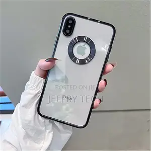 iPhone XS Max Clear Magsafe Thin Back Cover (XS Max,Black)