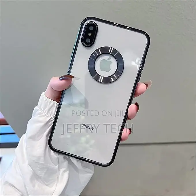 iPhone XS Max Clear Magsafe Thin Back Cover (XS Max,Black)