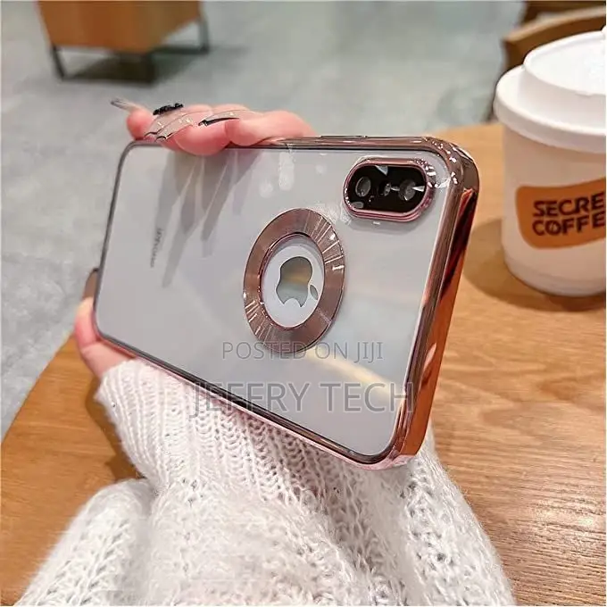 iPhone XS Clear Ultra Phone Case Back Cover (XS Rosegold)