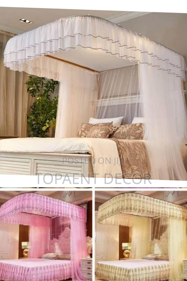 White, Cream and Pink 2 STAND MOSQUITO Nets