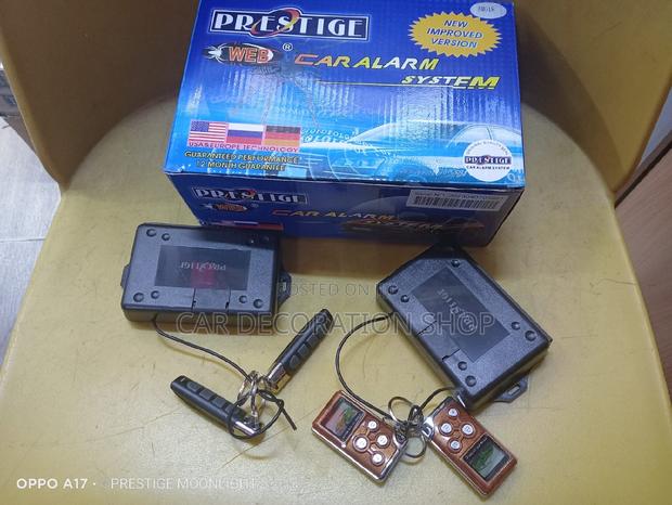 Different Key Buttons Prestige Alarm System+Engine Cutout - main view