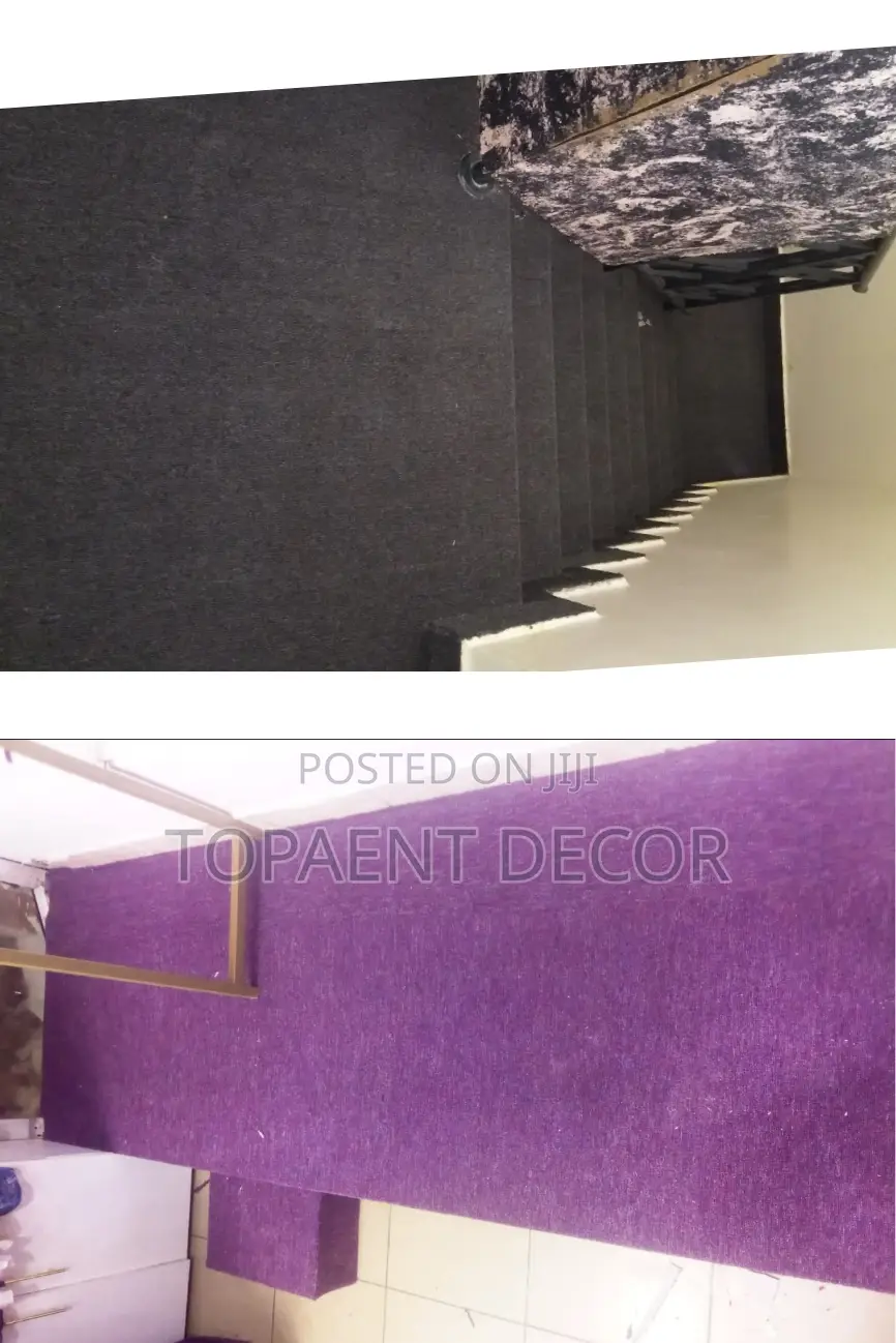 Purple and Grey Floor Delta Wall to Wall Carpets