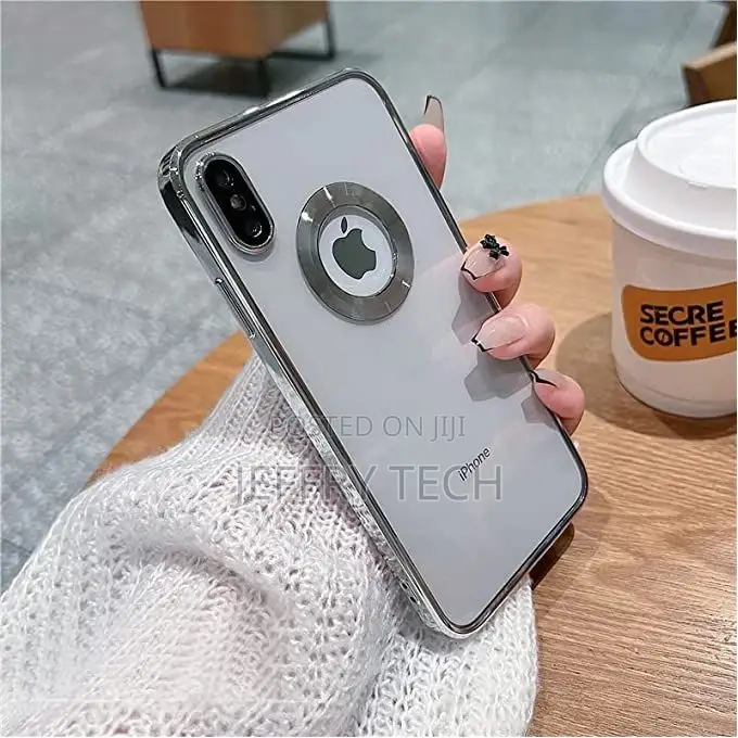 iPhone XS Max Clear Mgsafe Back Cover (XS Max Silver)