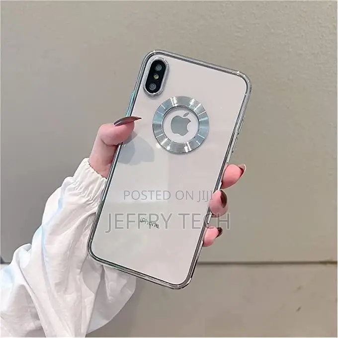 iPhone XS Max Clear Mgsafe Back Cover (XS Max Silver)