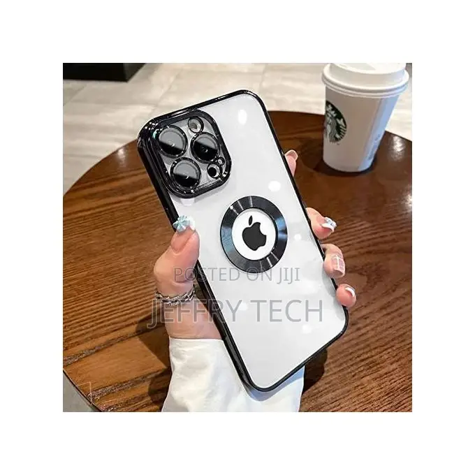 iPhone 13 Pro Clear Magsafe Back Cover (13pro Black,)