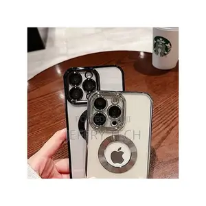 iPhone 13 Pro Clear Magsafe Back Cover (13pro Black,)