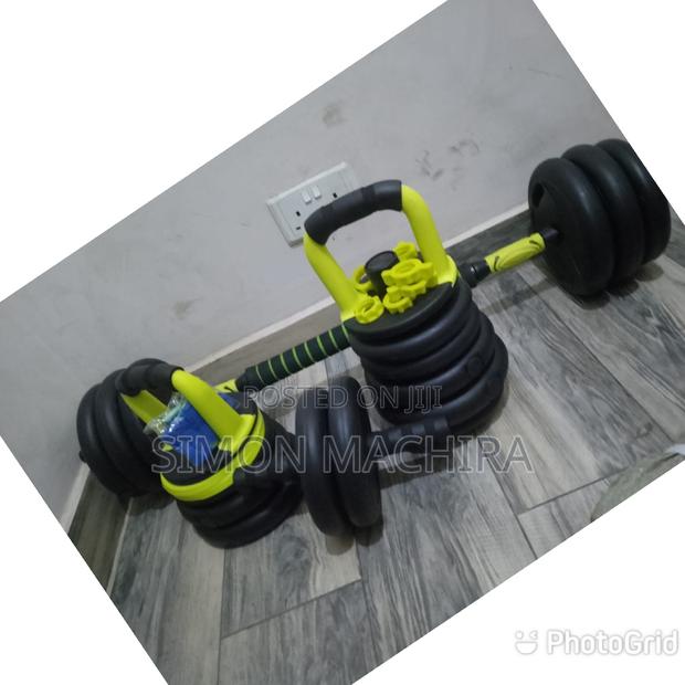 Adjustable 3 in 1 Dumbell Set. - main view