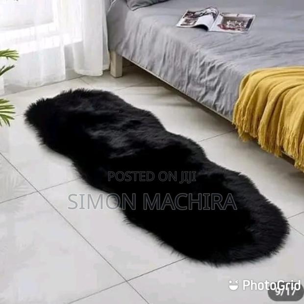 Faux Fur Bedside Mat - main view