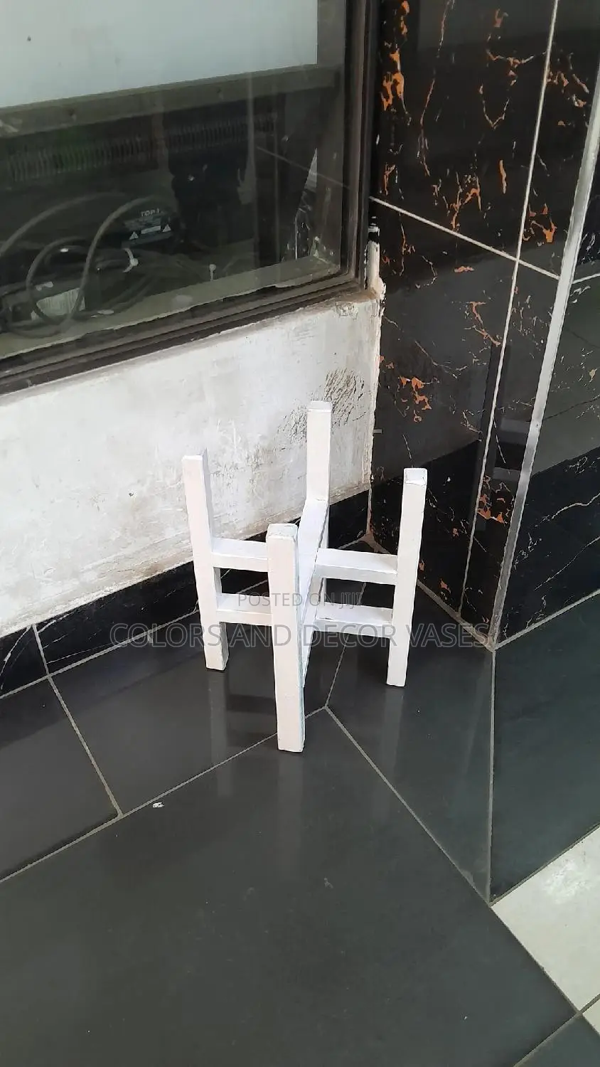 Wooden Stand White