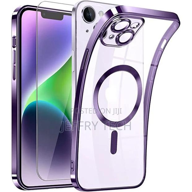 iPhone 11 Pro Max Case (Magsafe Logo Cover, Purple)