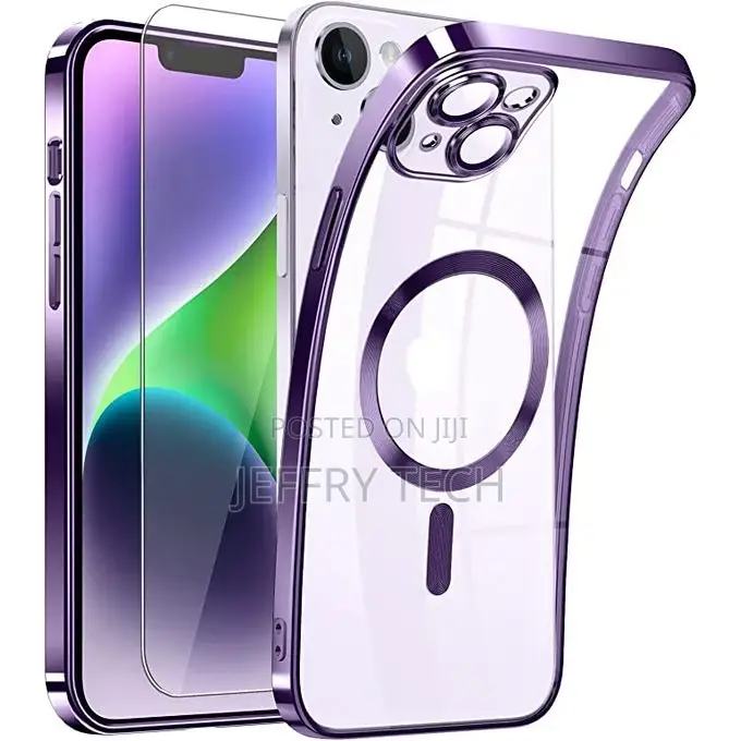 iPhone 11 Pro Max Case (Magsafe Logo Cover, Purple)