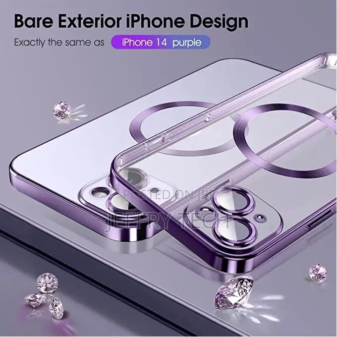 iPhone 11 Pro Max Case (Magsafe Logo Cover, Purple)