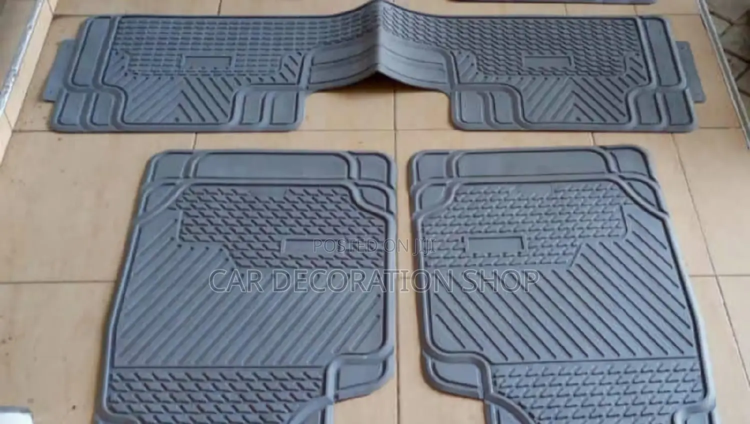 3pc Black Mats