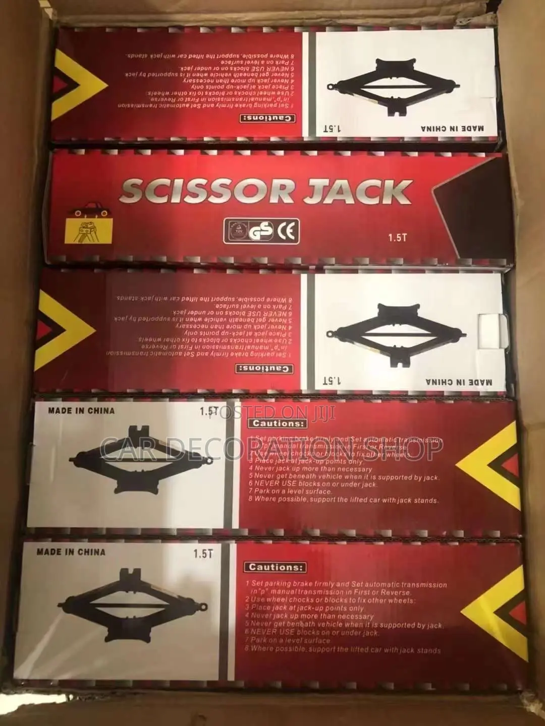 1.5ton and 2ton Scissor Jack
