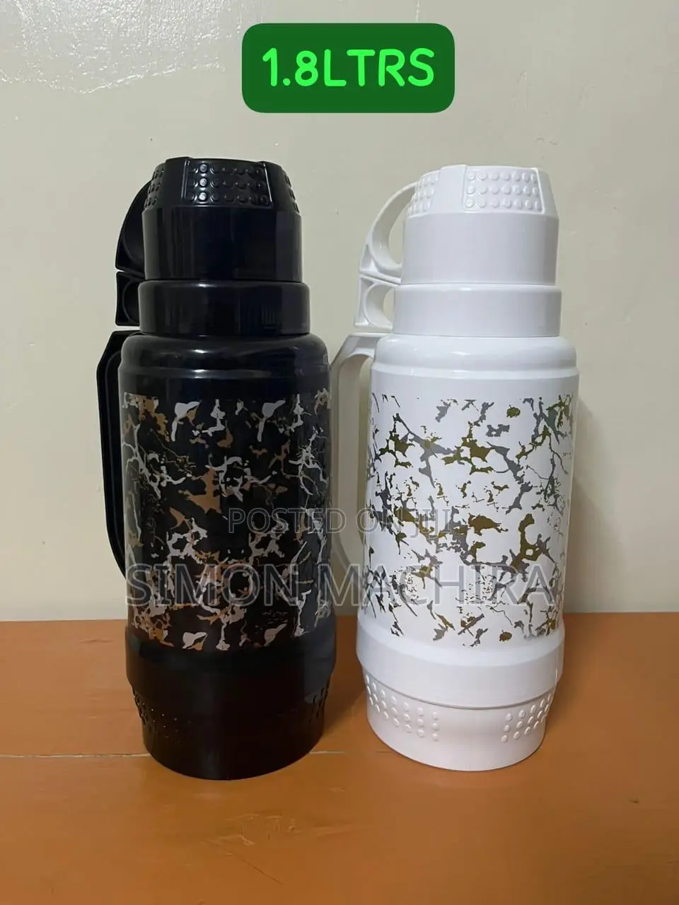 1.8ltr Marble Flask