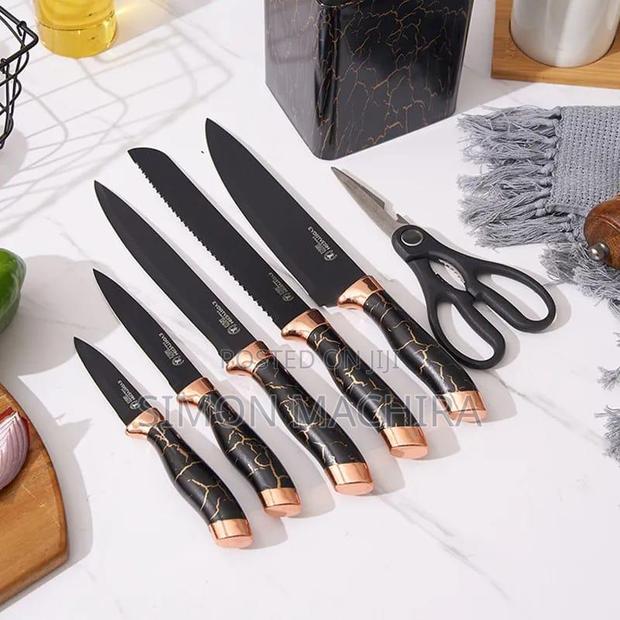7 in 1 Marble Knife Set