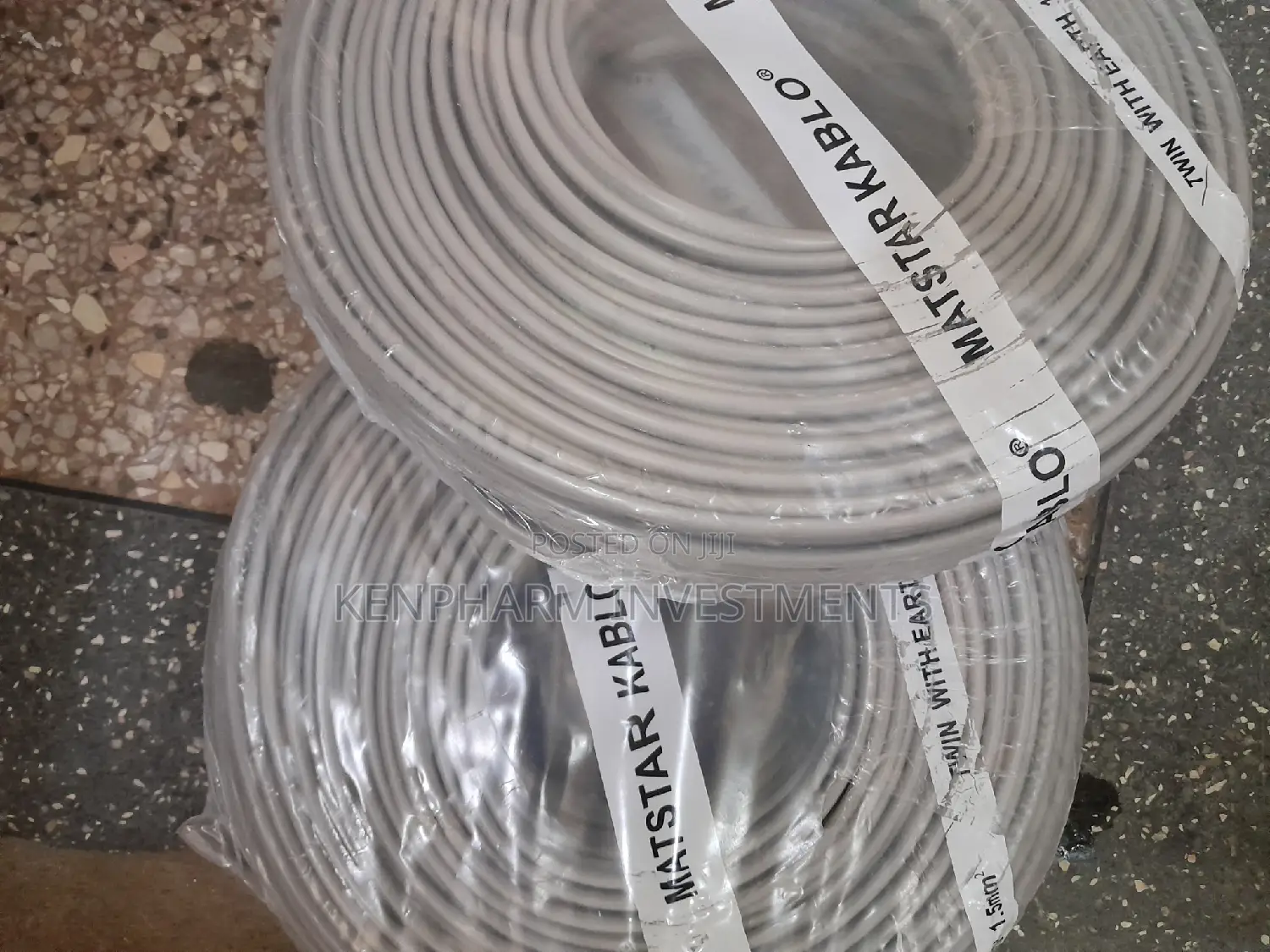 2.5mm Twin With Earth Electric Cable/ 3 Cores, Grounded.