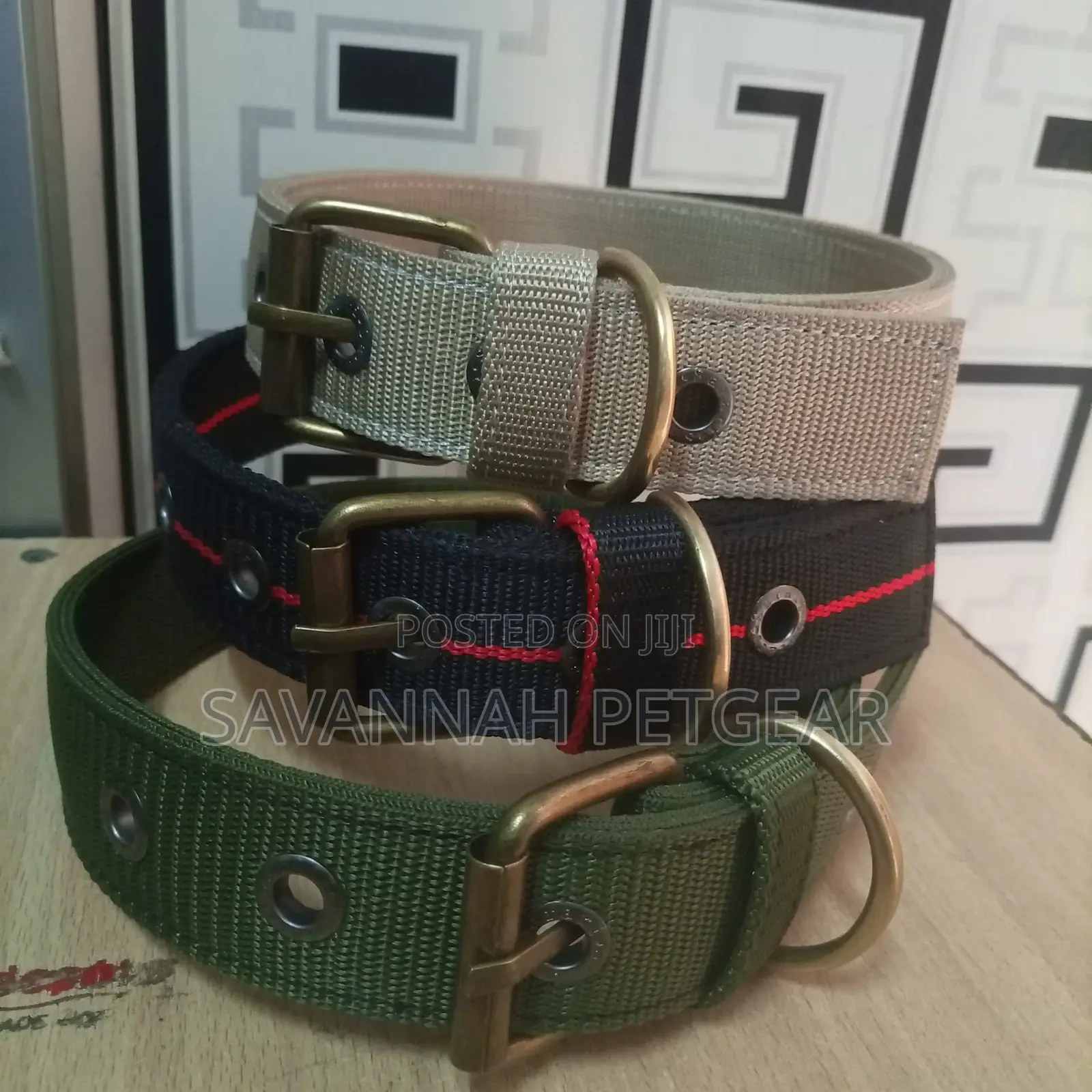 Canvas Dog Collars Suitable for Medium and Large Dogs