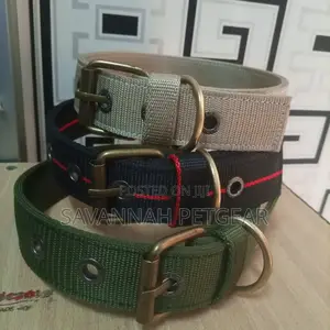 Canvas Dog Collars Suitable for Medium and Large Dogs
