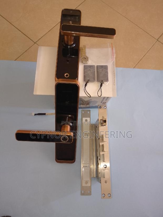 RFID Card Keyless Wooden Door Security Biometric Locks - main view