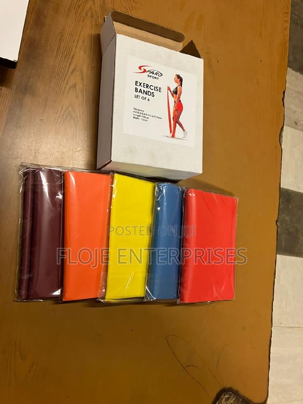 Yoga Thera Bands(Resistance Band) Set of 6 Pieces