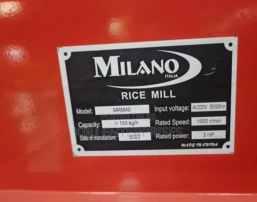 Rice Mill Machines With 3hp Motor