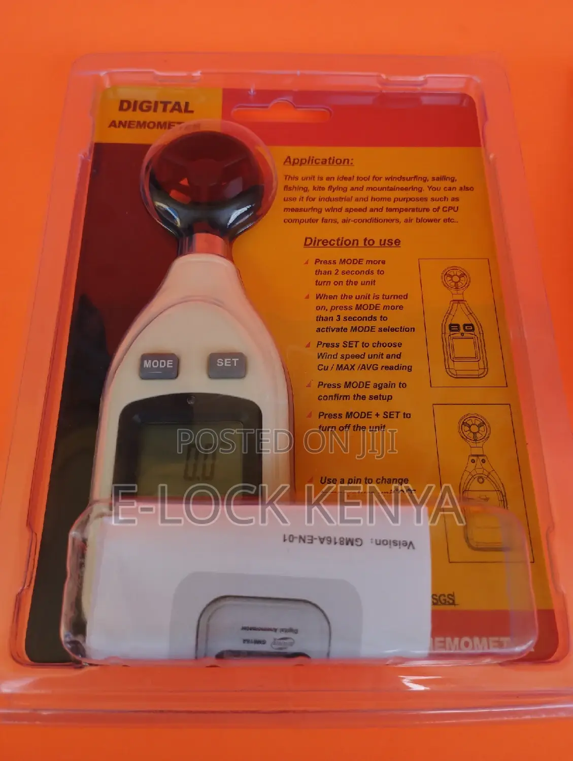 Digital Application Anenometer