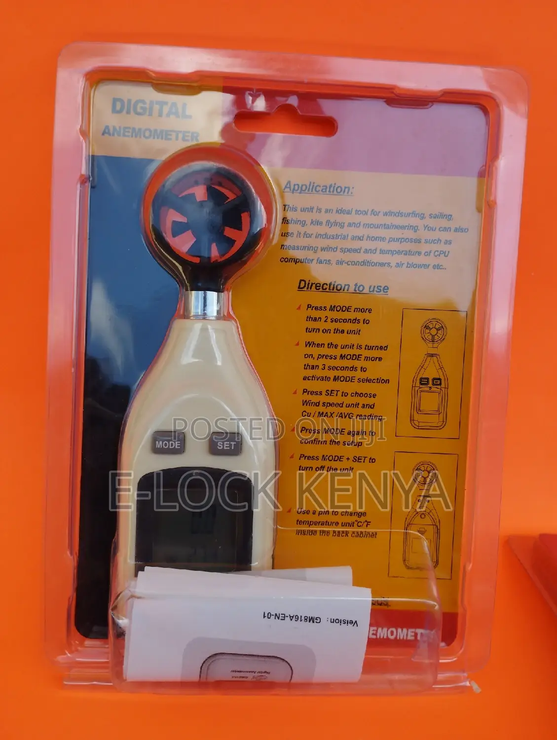 Digital Benetech Anenometer