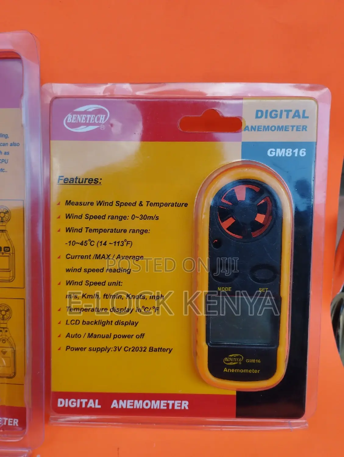 Benetech Gm816 Digital Anenometer