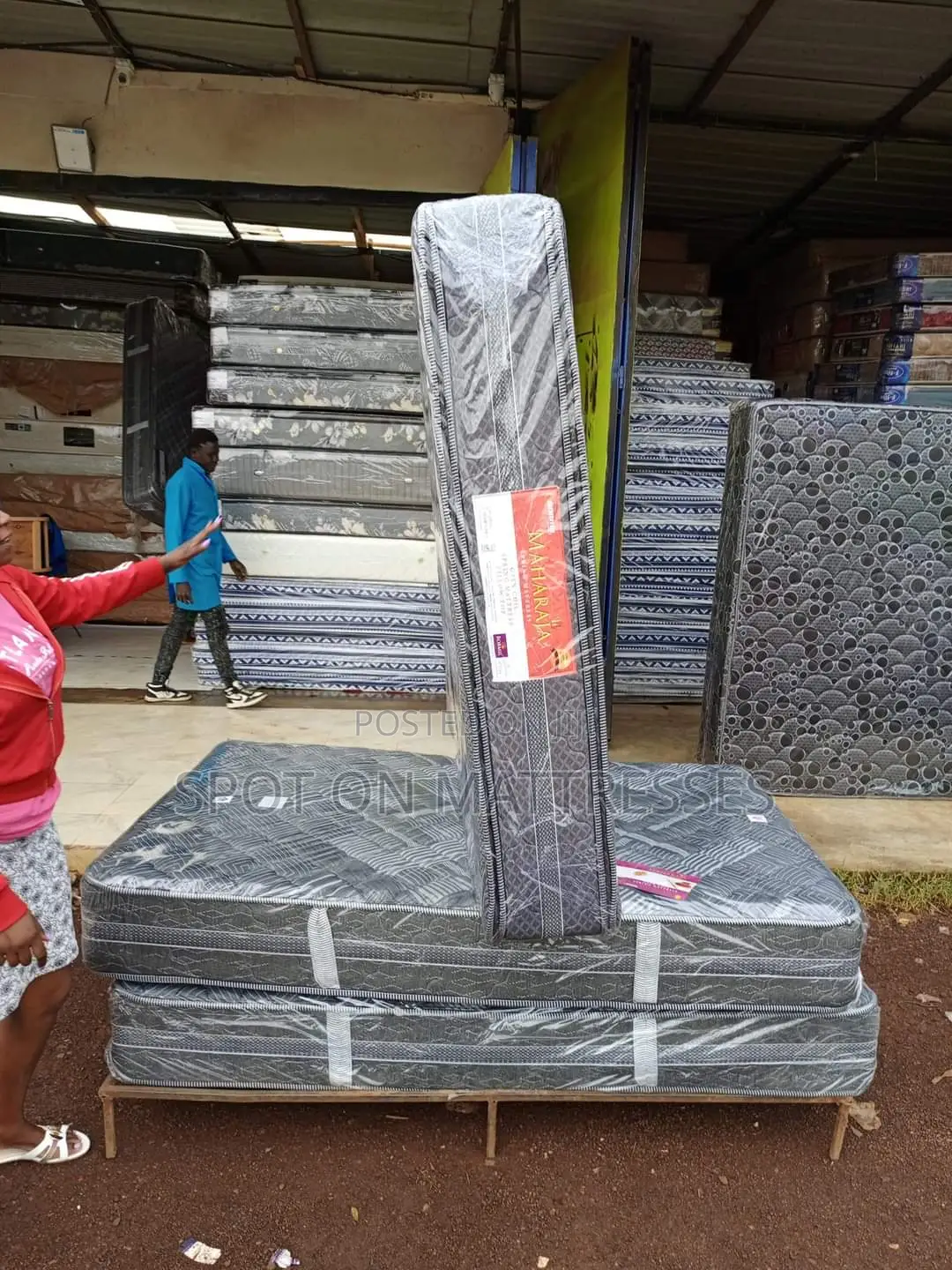 6by6 12inch Pillowtop Spring Mattresses + Free Delivery.