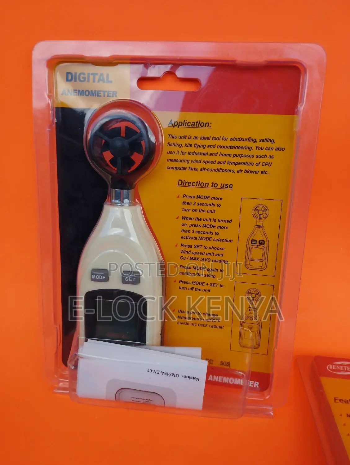 Temperature Digital Anenometer