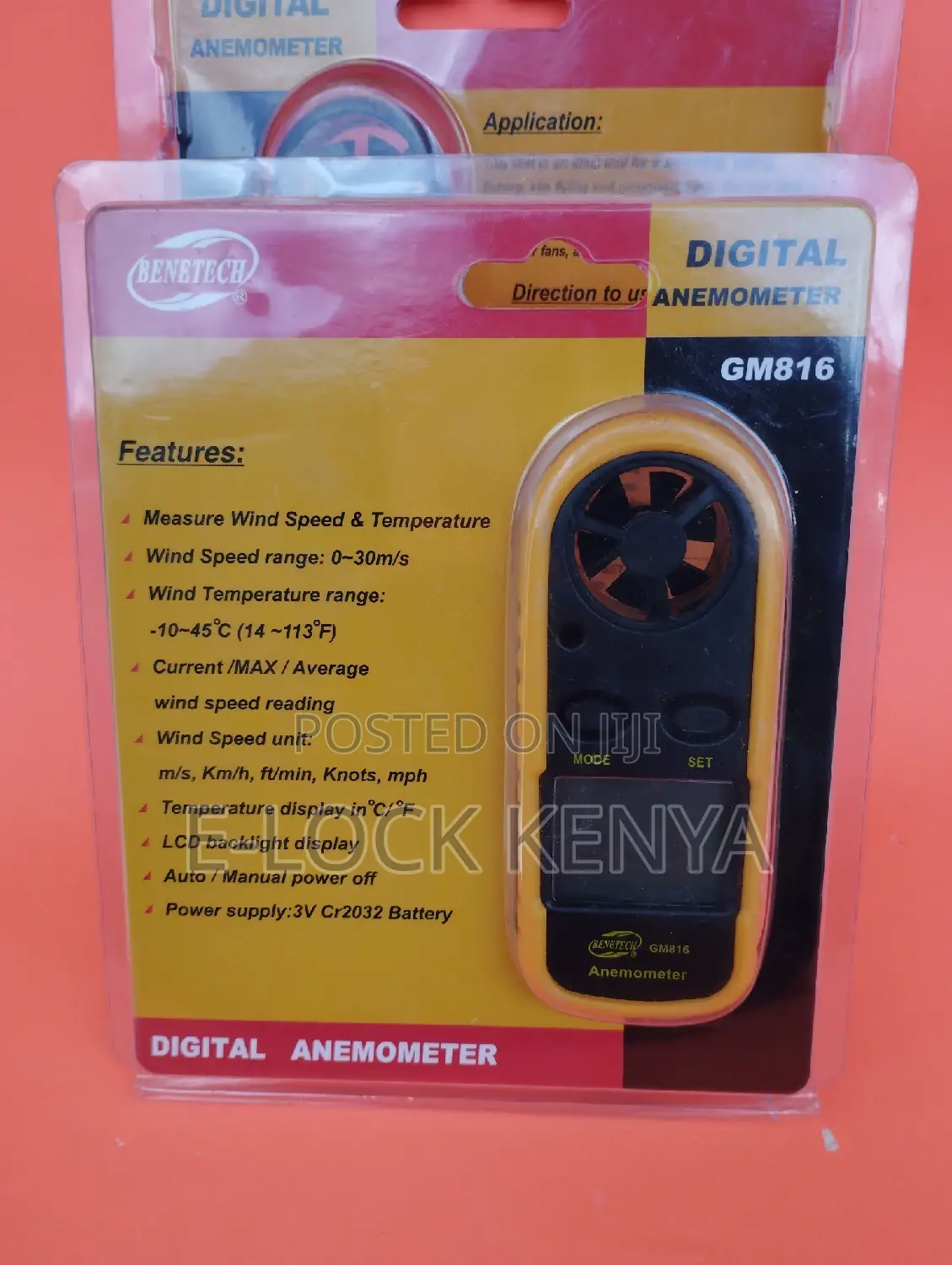 Best Digital Anenometer Gm816