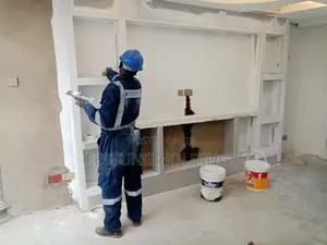 Gypsum TV Cabinet