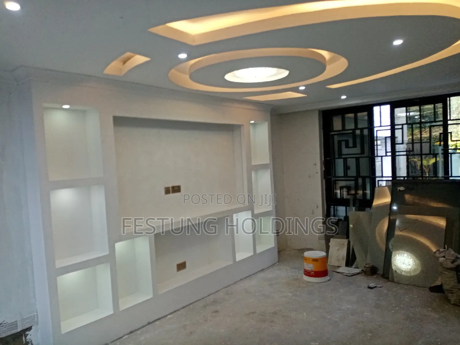 Gypsum TV Cabinet