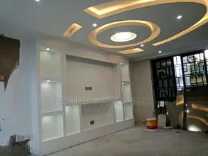 Gypsum TV Wall Unit