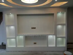 Gypsum Ceiling Plus TV Wall