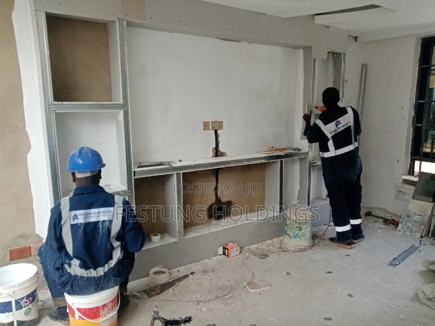 Gypsum Ceiling Plus TV Wall