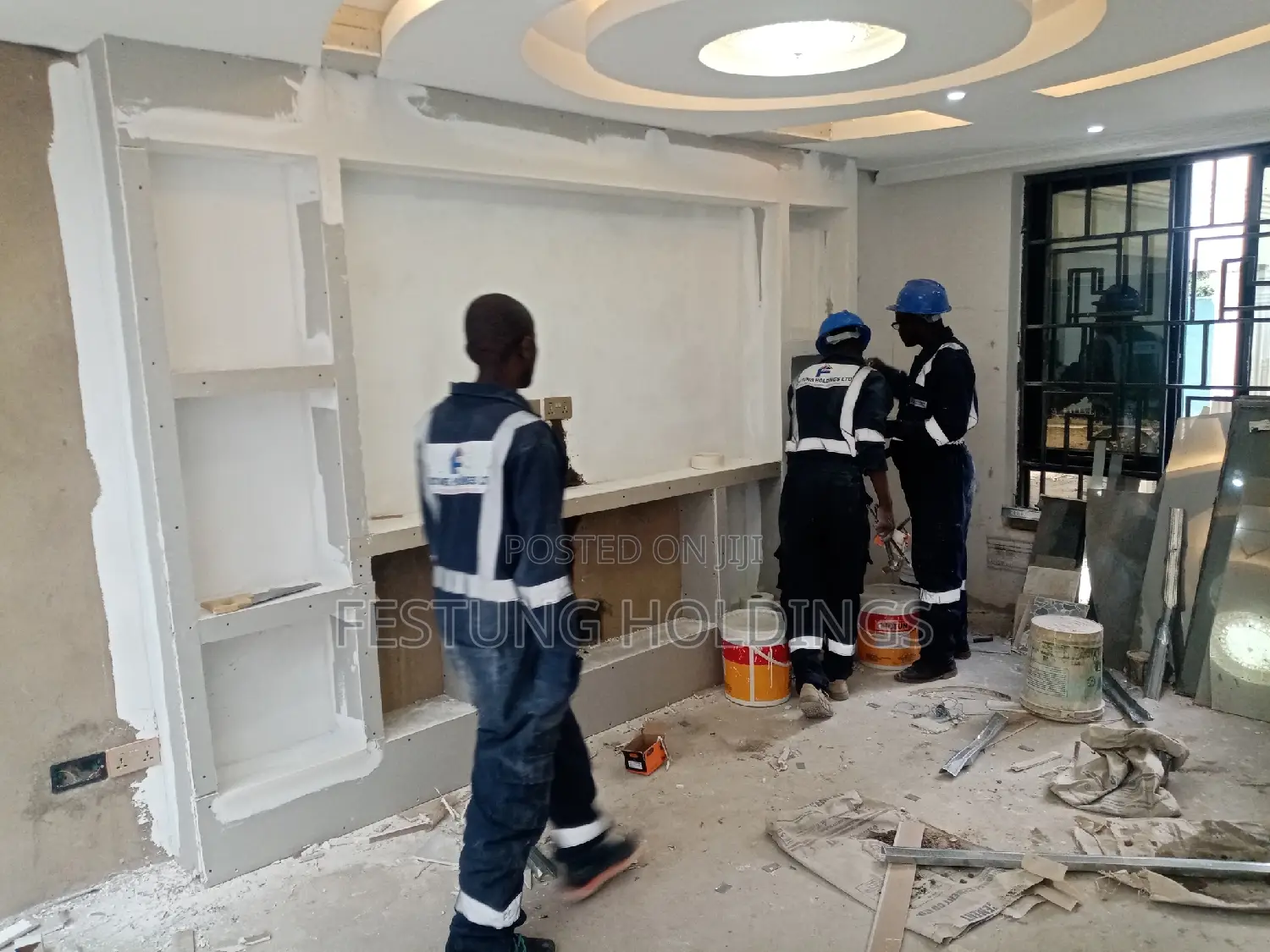 Gypsum Ceiling Plus TV Wall