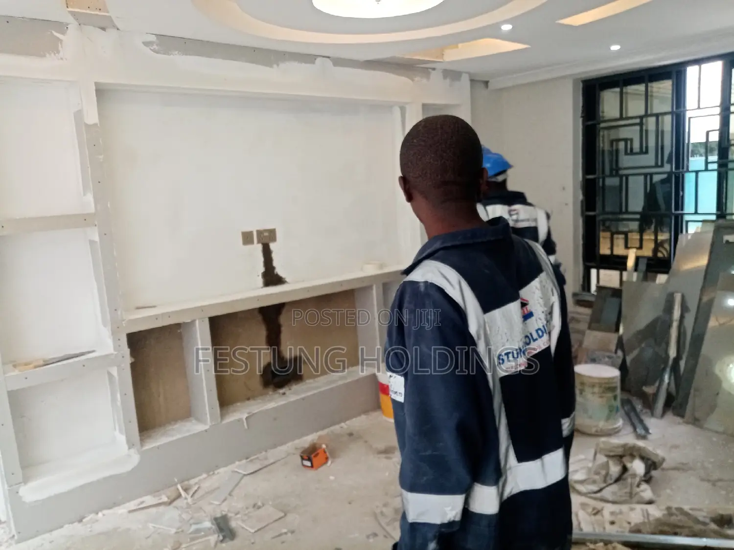 Gypsum Ceiling Plus TV Wall