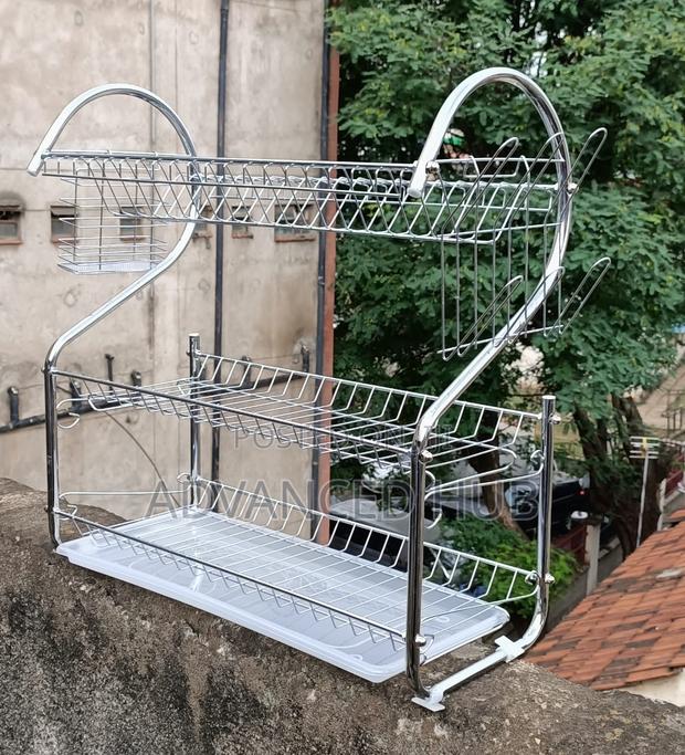 Stainless Steel 3 Tier Dishrack - thumbnail 2