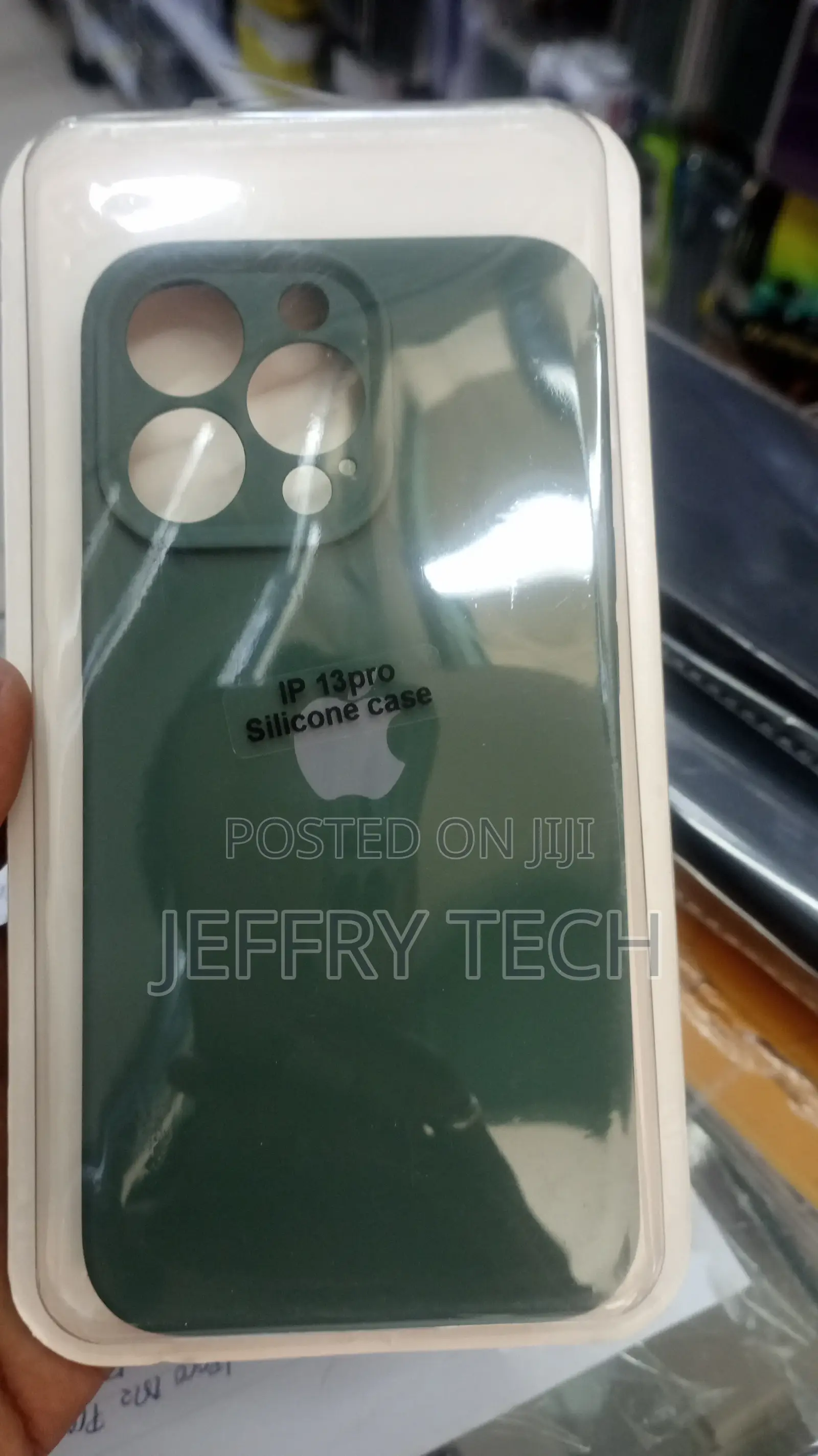 Ktele Compatible With iPhone 13 Pro Silicone Case [Soft Anti